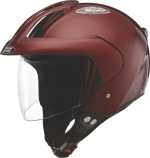 Buy OPEN FACE HELMET KS 1 METRO WINE RED STUDDS on 0 % discount