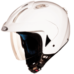Buy OPEN FACE HELMET KS 1 METRO WHITE STUDDS on 0 % discount