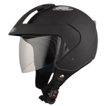 Buy OPEN FACE HELMET KS 1 METRO MATT BLACK STUDDS on 0 % discount