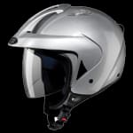 Buy OPEN FACE HELMET KS 1 METRO SILVER GREY(570MM)  STUDDS on 0 % discount
