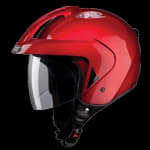 Buy OPEN FACE HELMET KS 1 METRO CHERRY RED (570MM) STUDDS on 0 % discount