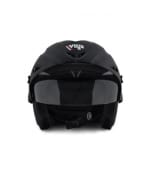 Buy Vega open face Helmet - Cruiser With Peak (Dull Black) on 15.00 % discount