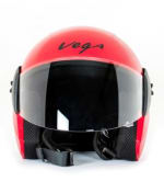 Buy Vega - Ridge Red open face Helmet on 0 % discount