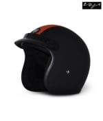 Buy Vega open face Helmet - Rally Genesis - Black - Orange Strip on 0 % discount