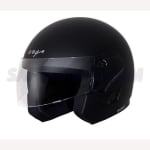 Buy OPEN FACE HELMET CRUISER DULL BLACK HELMET VEGA on 0 % discount