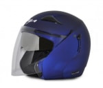 Buy OPEN FACE HELMET ECLIPSE DULL BLUE HELMET VEGA on 30.00 % discount