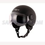 Buy OPEN FACE HELMET ATOM DULL BLACK HELMET (M) VEGA on 0 % discount