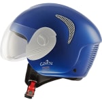 Buy STEELBIRD-OPEN FACE HELMET SB-36 CURVE (TWO TONE H.BLUE WITH WHITE) (60 CM) on 0 % discount