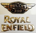 Buy PETROL TANK AND SIDE PANEL MONOGRAM (GOLDEN) FOR ROYAL ENFIELD ZADON on 25.00 % discount