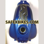 Buy FUEL TANK COMP + TAPESET DRK FR BLUE APACHE RTR 160 SINGLE TONE TVSGP on 0 % discount