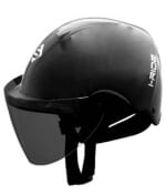 Buy Saviour i-Ride - Open Face Novelty Helmets - Black with Tinted Visor [Large - 580mm] on 0 % discount