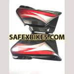 Buy SIDE PANEL SET SPLENDOR PRO BLACK/RED ZADON on 0.00 % discount