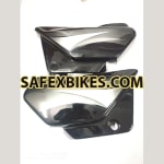 Buy SIDE PANEL SET SPLENDOR PRO BLACK/SILVER ZADON on 0.00 % discount