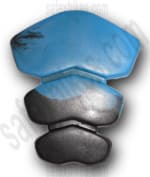 Buy PETROL TANK PAD RANGEELA (Blue+Black) D1 on 0 % discount