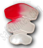 Buy PETROL TANK PAD TRAANZ (RED+WHITE) D3 on 0 % discount