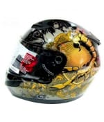 Buy THH - Full Face Helmet - T-76 (1) Scorpion (Golden) [Standard Size : 57 - 59 cms] on 0 % discount