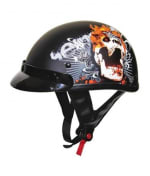 Buy THH - T70 Open Face Skull Helmet - Black on 0 % discount