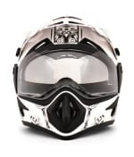 Buy Vega motocross full face Helmet - Off Road-Ranger (White Red) on 30.00 % discount