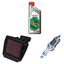 Buy BIKE ENGINE OIL 4T CASTROL WITH AIR FILTER AND SPARK PLUG PULSAR ZADON on 0 % discount