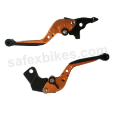 Buy MOXI ADJUSTABLE LEVER SET FOR MOTORCYCLE (ORANGE) on  % discount