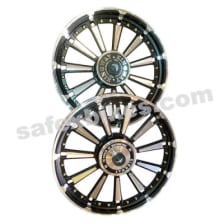 Buy ALLOY WHEEL SET FOR (RAJPUTANA) SPLENDOR BLACK KINGWAY on  % discount