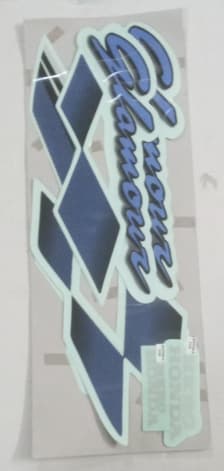 Buy COMPLETE STICKER KIT GLAMOUR TYPE 4 (BLACK_BLUE)  ZADON on  % discount