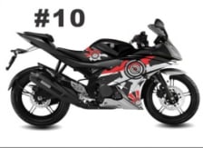 Buy CUSTOM STICKER KIT FOR YAMAHA R15 VERSION 2 ZADON on  % discount