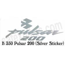 Buy COMPLETE STICKER KIT PULSAR 200CC (SILVER DOOM MONOGRAM) ZADON on  % discount