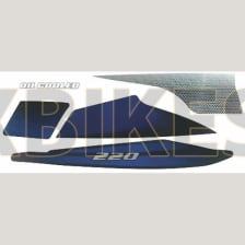 Buy COMPLETE STICKER KIT PULSAR220 CC UG 4.5 ZADON on  % discount