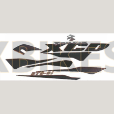 Buy COMPLETE STICKER KIT BAJAJ XCD (BLACK) ZADON on  % discount