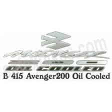 Buy COMPLETE STICKER KIT AVENGER 200 ZADON on  % discount