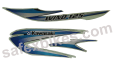 Buy COMPLETE STICKER KIT WIND125 CC ZADON on  % discount