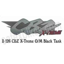 Buy COMPLETE STICKER KIT CBZ EXTREME (BLACK) ZADON on  % discount