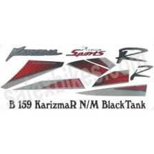 Buy COMPLETE STICKER KIT KARIZMA R NM (BLACK) ZADON on  % discount