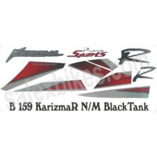 Buy COMPLETE STICKER KIT KARIZMA R NM (BLACK) ZADON on  % discount