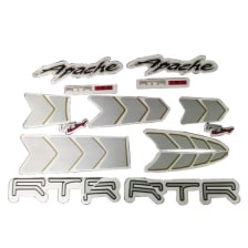 Buy COMPLETE STICKER KIT APACHE RTR180 ZADON on  % discount