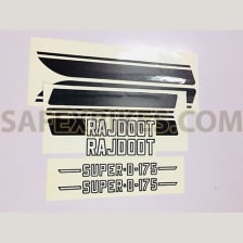 Buy COMPLETE STICKER KIT RAJDOOT 175 SUPER D ZADON on  % discount