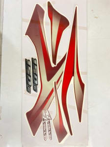 Buy COMPLETE STICKER KIT FOR RED DISCOVER150 F ZADON on  % discount