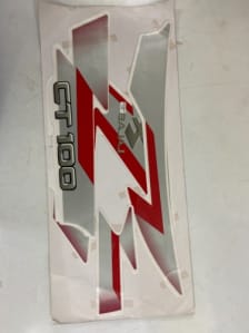 Buy COMPLETE STICKER KIT FOR RED COLOR CT100 ZADON on  % discount