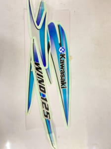 Buy COMPLETE STICKER KIT WIND125 CC (RED) ZADON on  % discount