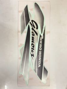 Buy COMPLETE STICKER KIT GLAMOUR (SILVER) ZADON on  % discount