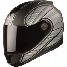 Buy FULL FACE HELMET  SBH-11 VISION RAYS BLACK WITH GREY  HIGN on  % discount