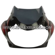 Buy FRONT FAIRING (VISOR) DISCOVER LATEST 100CC UB WITH OET GLASS ZADON on  % discount