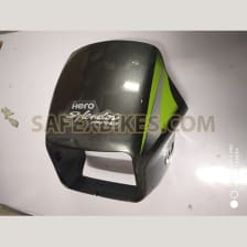 Buy FRONT FAIRING (VISOR) SPLENDOR PRO UB M.BLACK ZADON on  % discount
