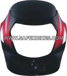 Buy FRONT FAIRING (VISOR) VICTOR GLX NM UB WITH OET GLASS ZADON on  % discount