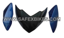 Buy FRONT FAIRING (VISOR) PULSAR 135 SET OF 3 UB WITH OET GLASS ZADON on  % discount