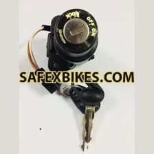 Buy IGNITION SWITCH CUM STEERING LOCK WIND125 CC (2 pin couplerwith short body) MINDA on  % discount