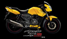 Buy COVER FUEL TANK OUTER LEFT PEARL YELLOW APACHE RTR 160CC HYPEREDGE TVSGP on  % discount
