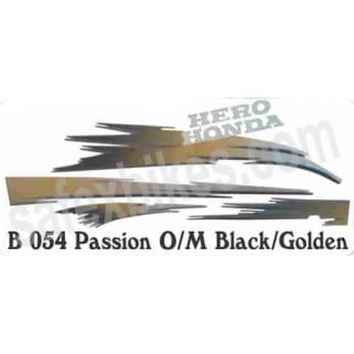 Hero Passion Hero Honda Logo Sticker COMPLETE STICKER KIT PASSION