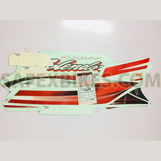 hero super splendor visor sticker